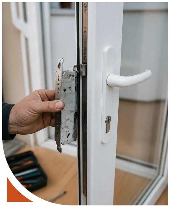 Ремонт замка пластиковой двери в Серове от 2551 р. | Разлок-Срв
